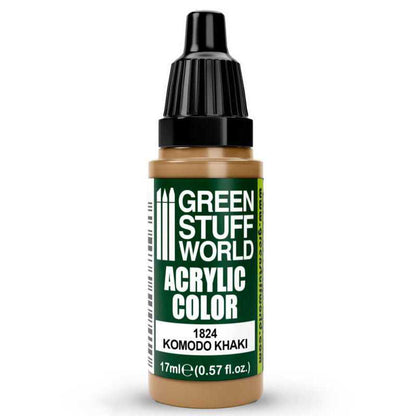 Green Stuff World Acrylic Color Paint - KOMODO KHAKI 17ml