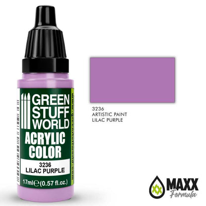 Green Stuff World Acrylic Color Paint - LILAC PURPLE 17ml