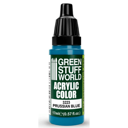 Green Stuff World Acrylic Color Paint - PRUSSIAN BLUE 17ml