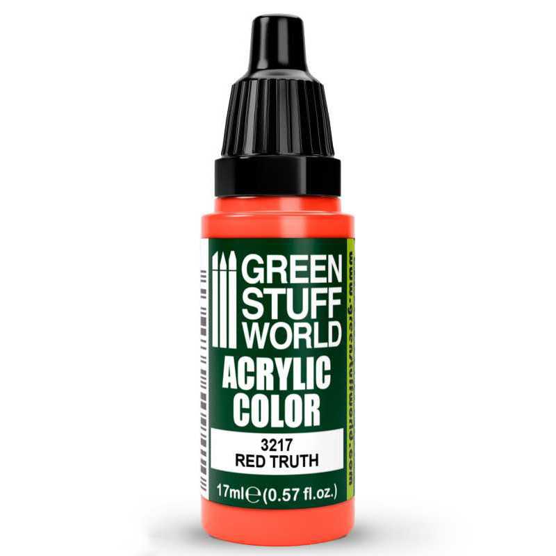 Green Stuff World Acrylic Color Paint - RED TRUTH 17ml