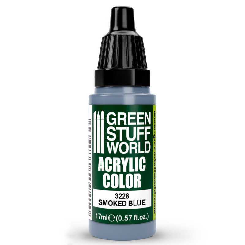 Green Stuff World Acrylic Color Paint - SMOKED BLUE 17ml