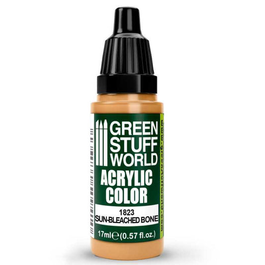 Green Stuff World Acrylic Color Paint - SUN-BLEACHED BONE 17ml