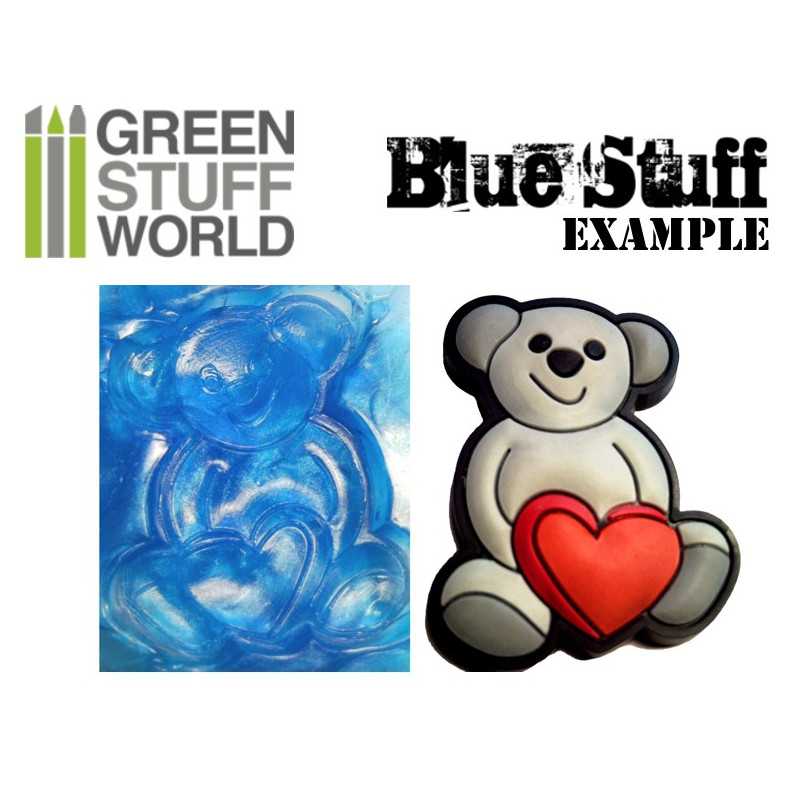 Green Stuff World - Blue Stuff Mold (4 Bars)