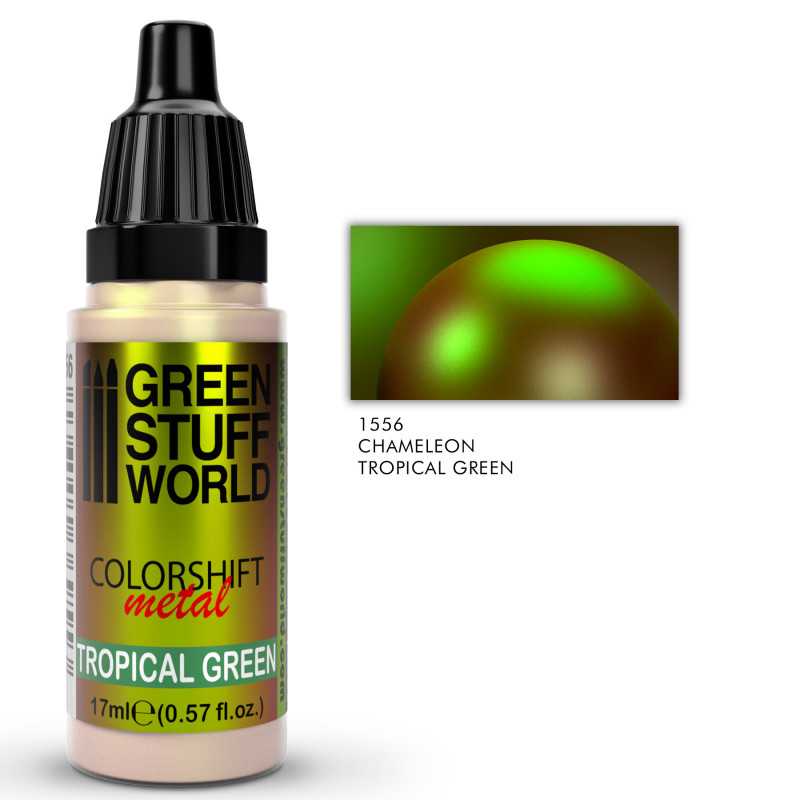 Green Stuff World - Chameleon Paint TROPICAL GREEN