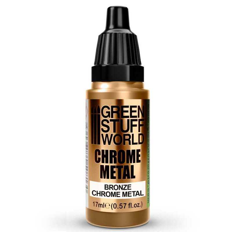 Green Stuff World - Chrome Paint - BRONZE 17ml