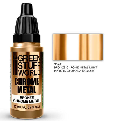 Green Stuff World - Chrome Paint - BRONZE 17ml
