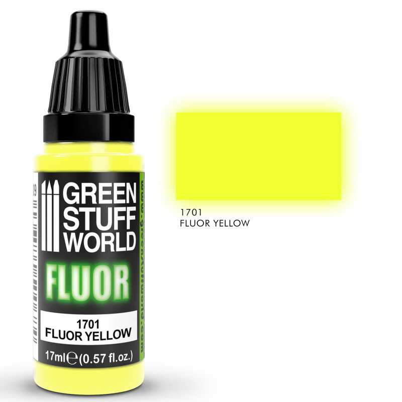 Green Stuff World Fluor Paint YELLOW