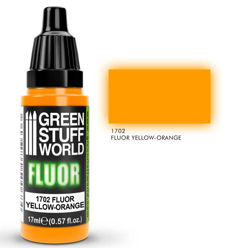Green Stuff World Fluor Paint YELLOW-ORANGE