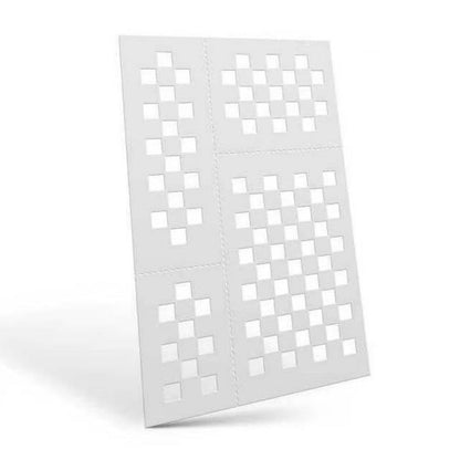 Green Stuff World - Mylar Flexible Stencils CHEQUER Medium (6mm)