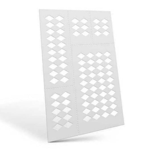 Green Stuff World - Mylar Flexible Stencils HARLEQUIN Large (11x7mm)
