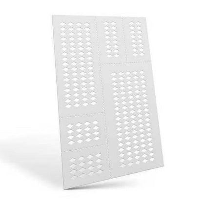 Green Stuff World - Mylar Flexible Stencils HARLEQUIN Small (6x3mm)