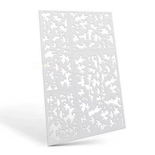 Green Stuff World - Mylar flexible stencils - Pixel CAMO (9mm)