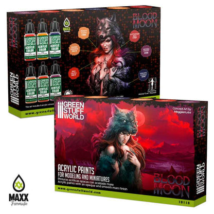 Green Stuff World Paint Set - Blood Moon