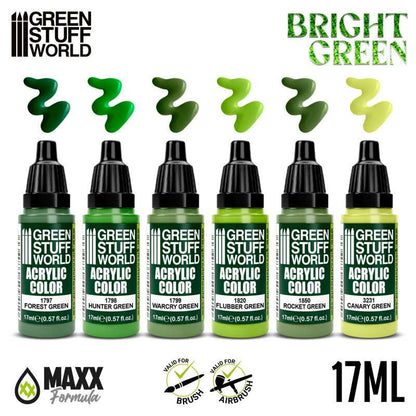 Green Stuff World Paint Set - Bright Green