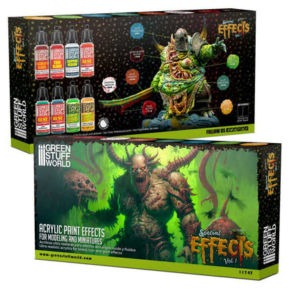 Green Stuff World Paint Set - Special Effects Vol. 1