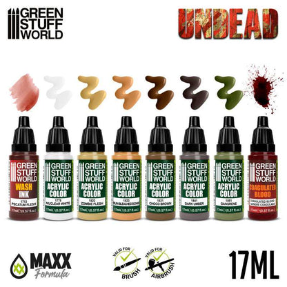 Green Stuff World Paint Set - Undead