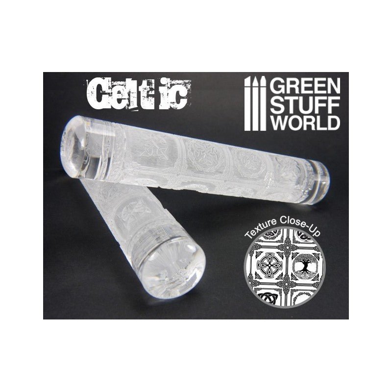 Green Stuff World Rolling Pin Celtic