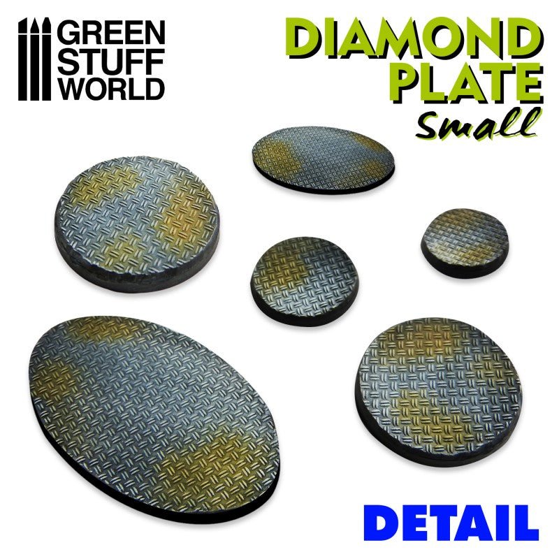 Green Stuff World Rolling Pin Diamond Plate - Small
