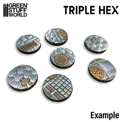 Green Stuff World Rolling Pin TripleHex