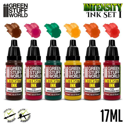 Green Stuff World - Set x6 Intensity Inks - Set 1