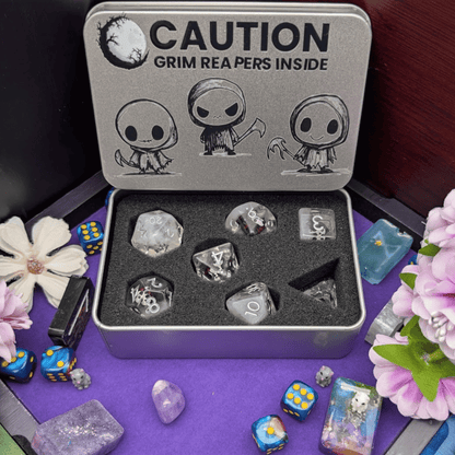 Grim Reaper Dice Tin