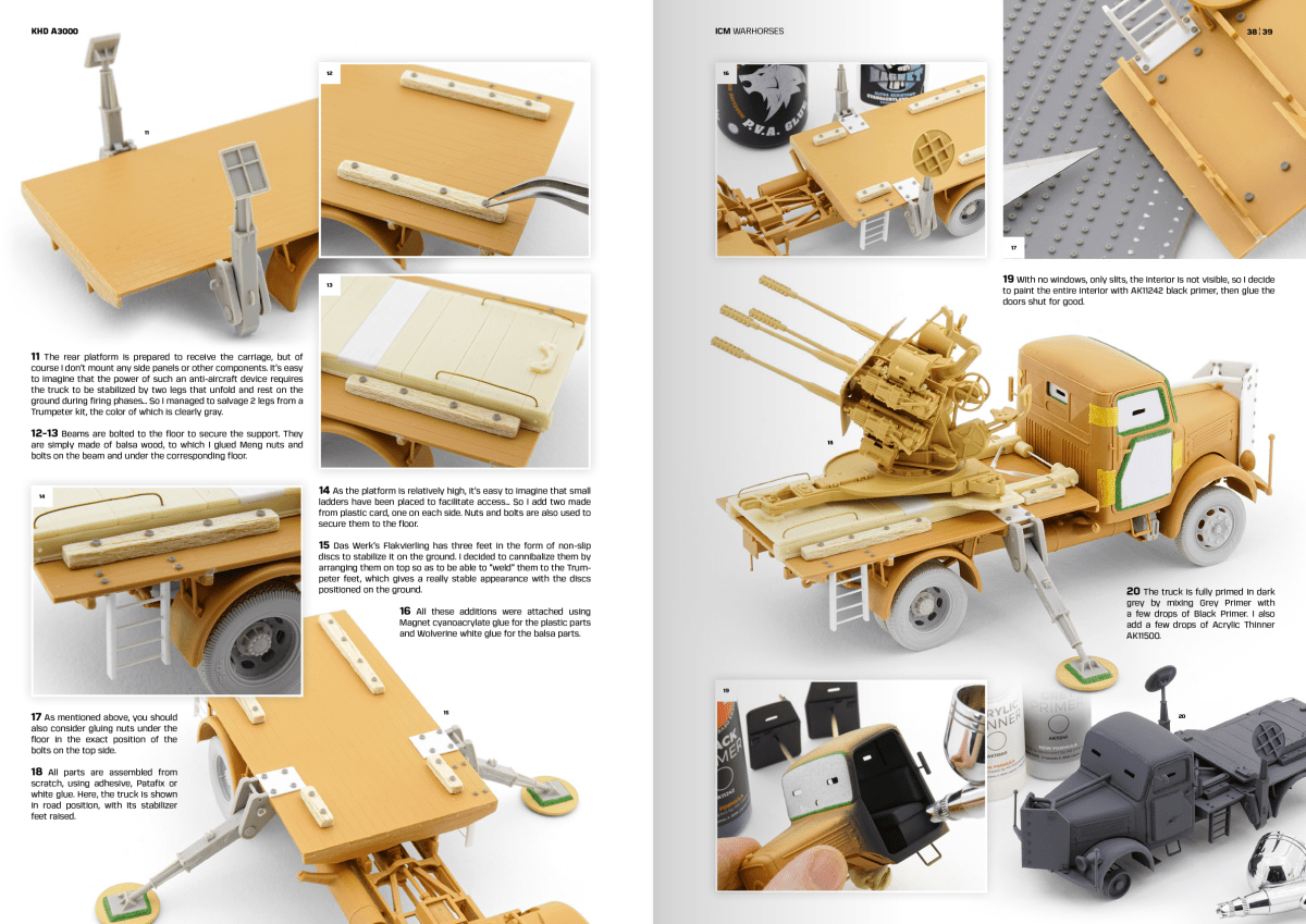 ICM - Warhorses: How to Paint & Weather WWII Trucks (AK130011)