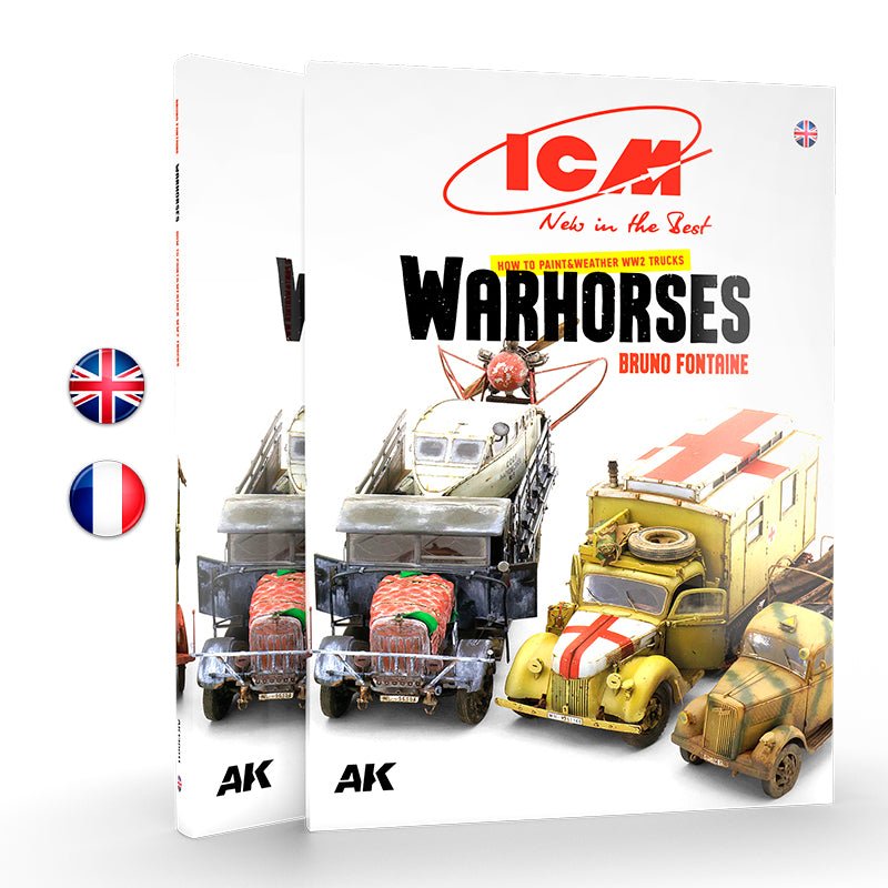 ICM - Warhorses: How to Paint & Weather WWII Trucks (AK130011)