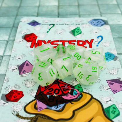 Green Fog TTRPG Dice Set