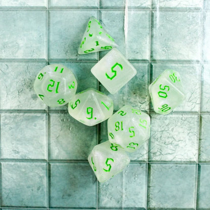 Green Fog TTRPG Dice Set