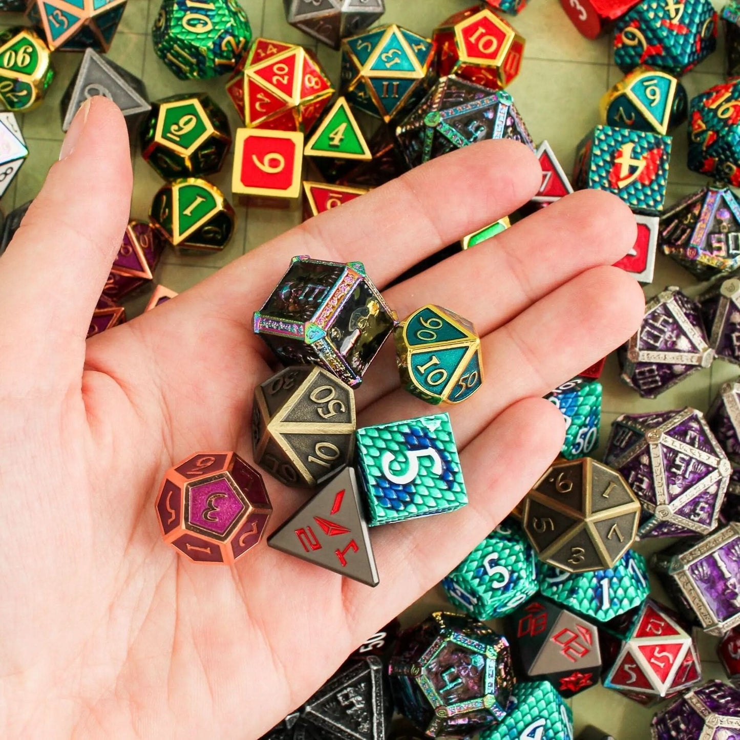 Mystery Metal Dice