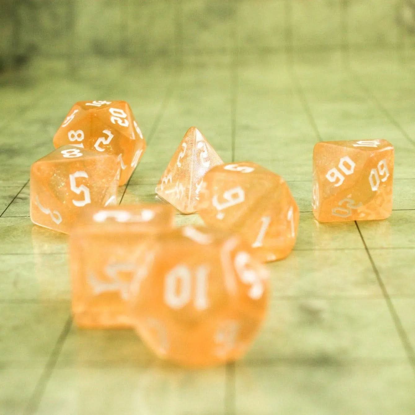 Fog Peach Dice Set
