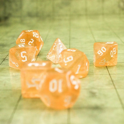 Fog Peach Dice Set