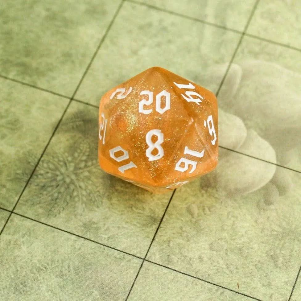 Fog Peach Dice Set