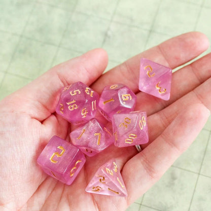 Rose Fog Dice Set