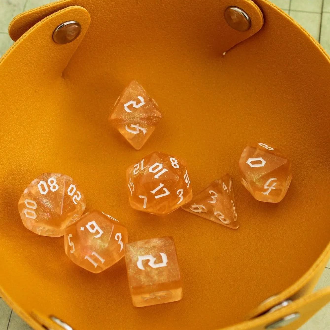 Fog Peach Dice Set