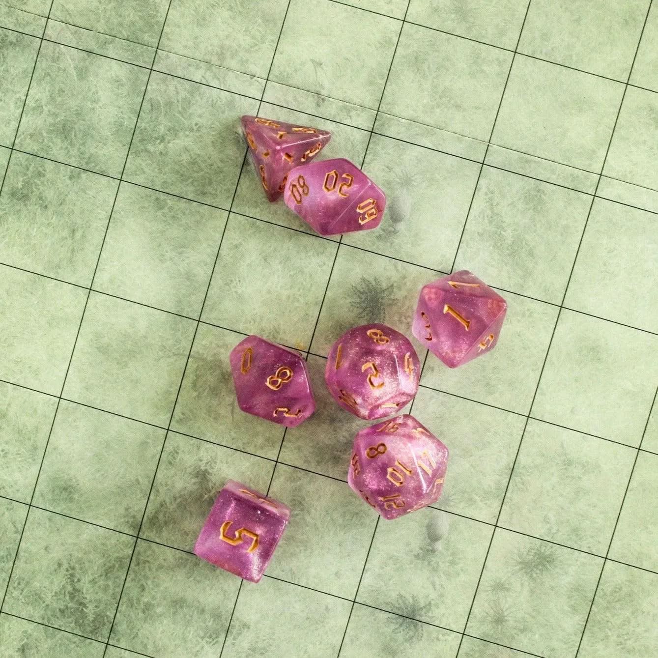 Rose Fog Dice Set