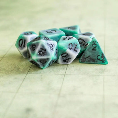 Archaic Dark Green Dice Set