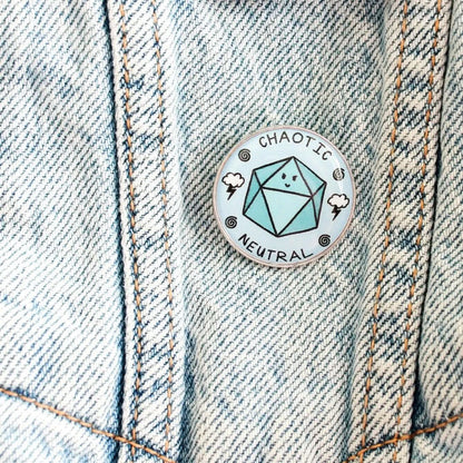 Chaotic Neutral Cloud Pin