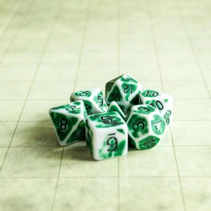 Archaic Light Green Dice Set