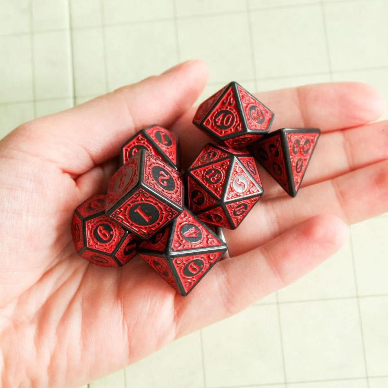Red Zoltar Dice Set