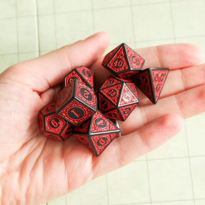 Red Zoltar Dice Set