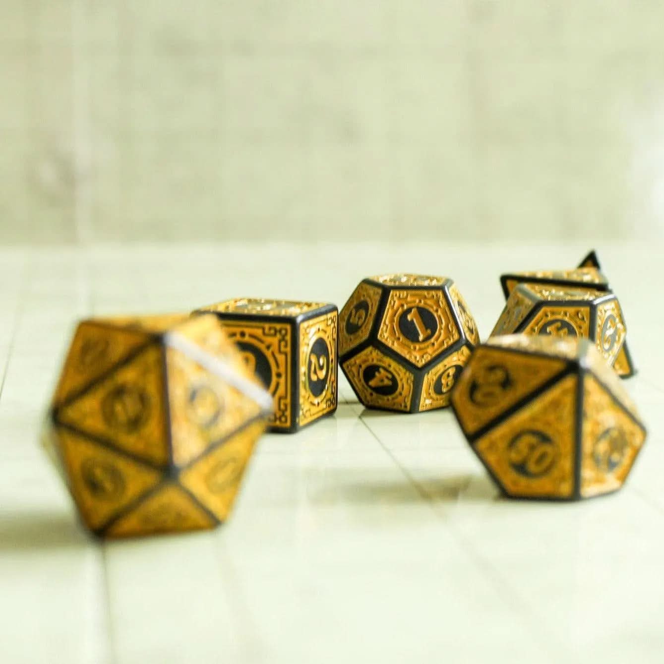 Yellow Zoltar Dice Set
