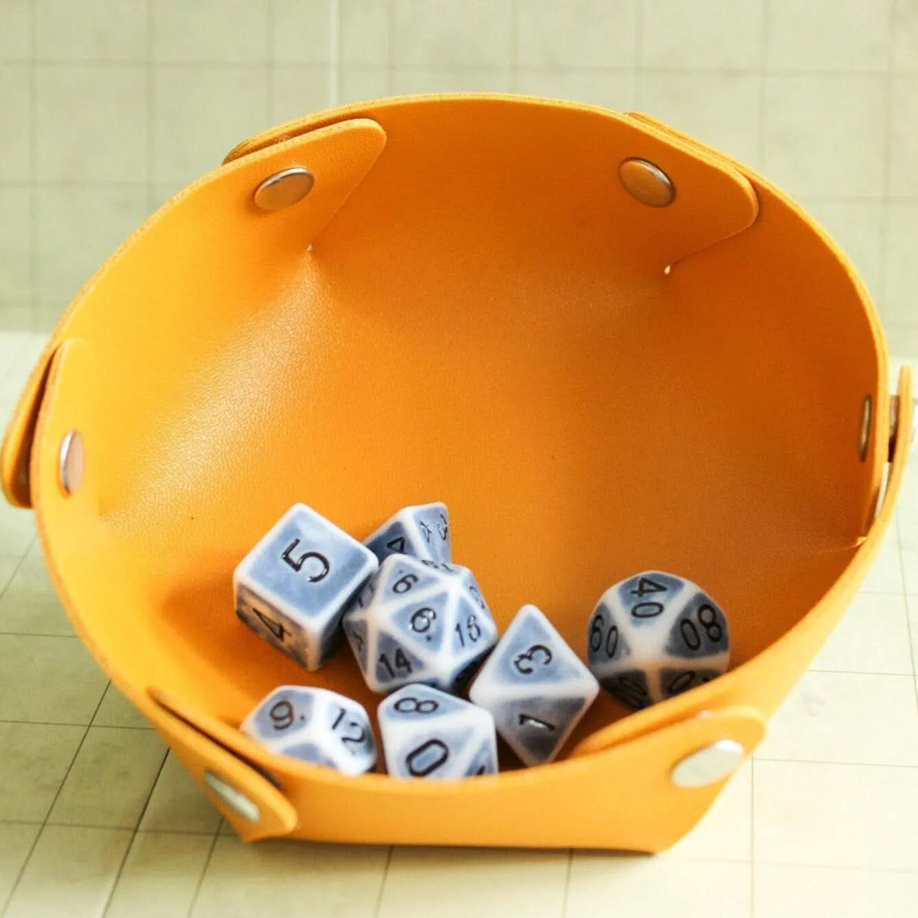 Archaic Light Blue Dice Set