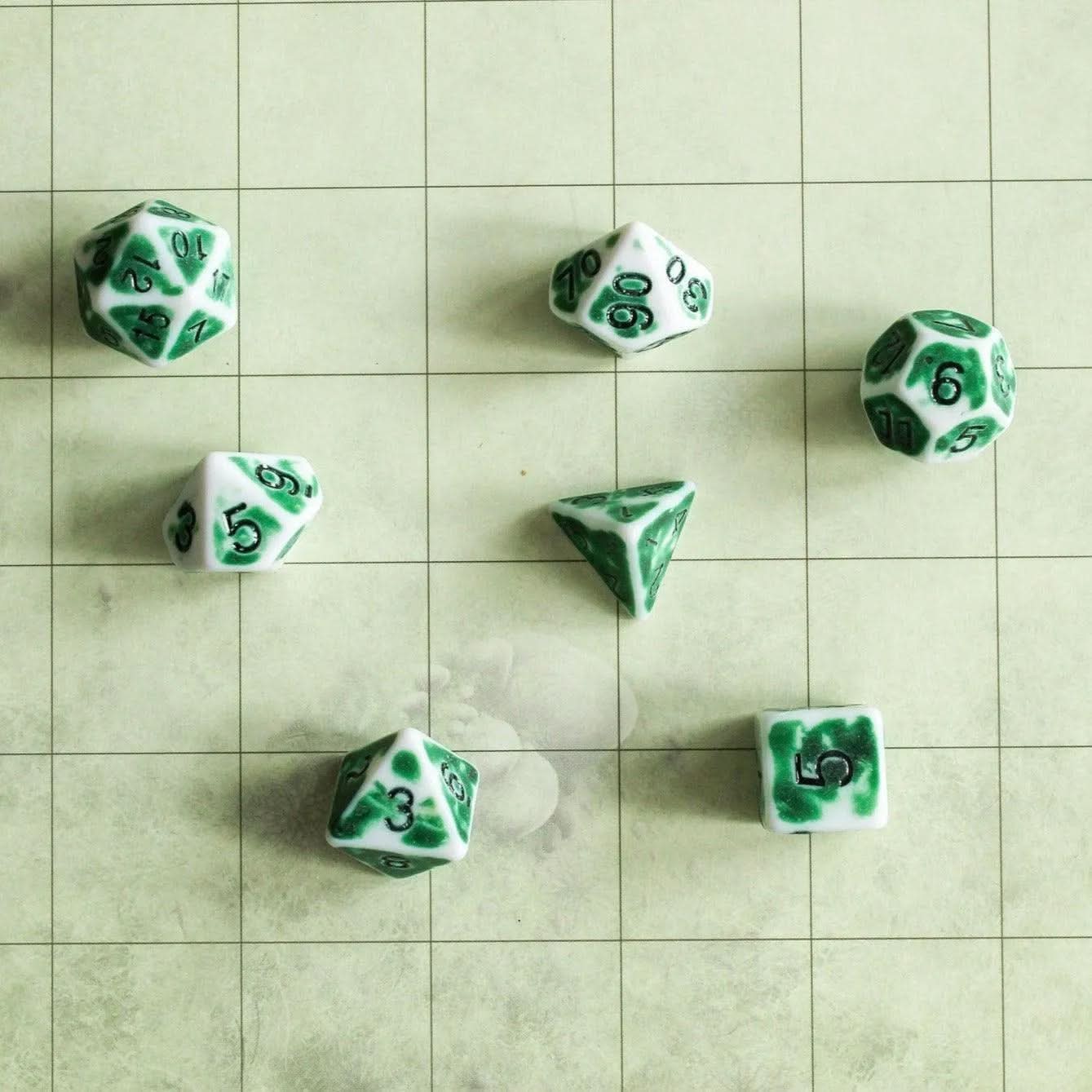 Archaic Light Green Dice Set