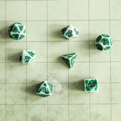 Archaic Light Green Dice Set