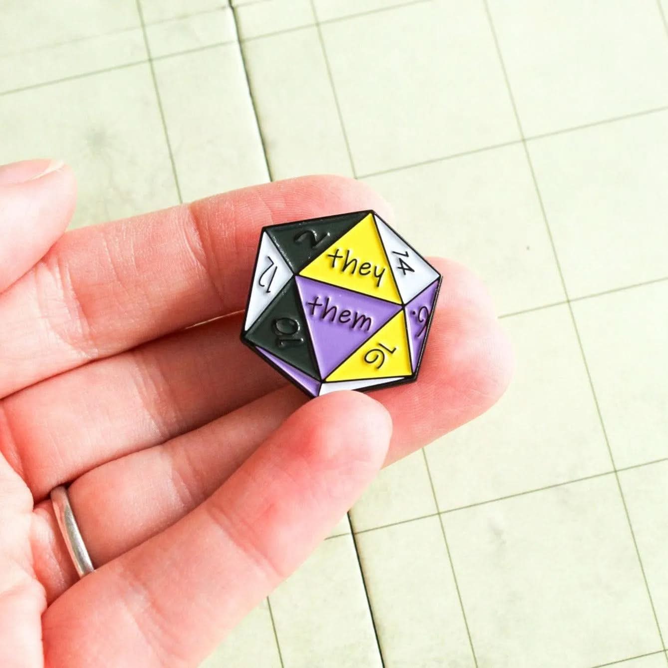 They/Them Pronoun Pin