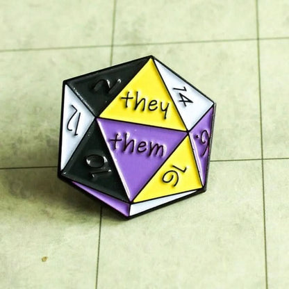 They/Them Pronoun Pin
