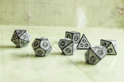 White Zoltar Dice Set
