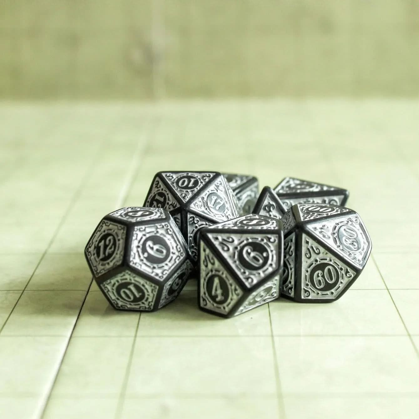 White Zoltar Dice Set