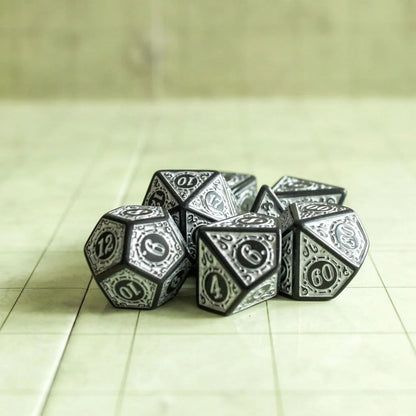 White Zoltar Dice Set